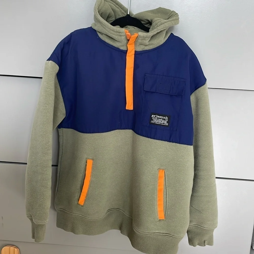 Levis' Utility Colorblock Quarter Zip Pullover